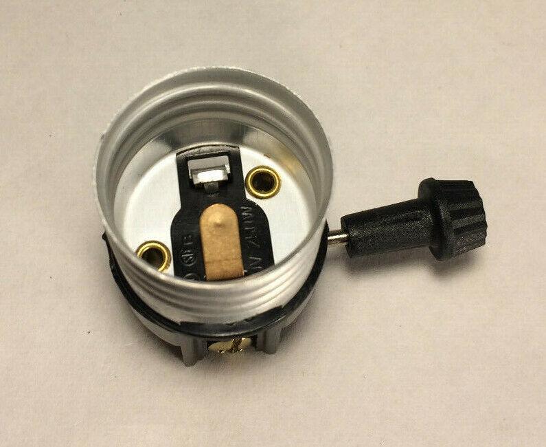New 3 - Way Turn Knob Lamp Socket Interior, E26, for 3 Way Light Bulbs #SO207i - Stone Door Lamps