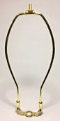 New 11" Brass Lamp HARP Shade Holder w/Base for Lamp Repair, Heavy Duty
