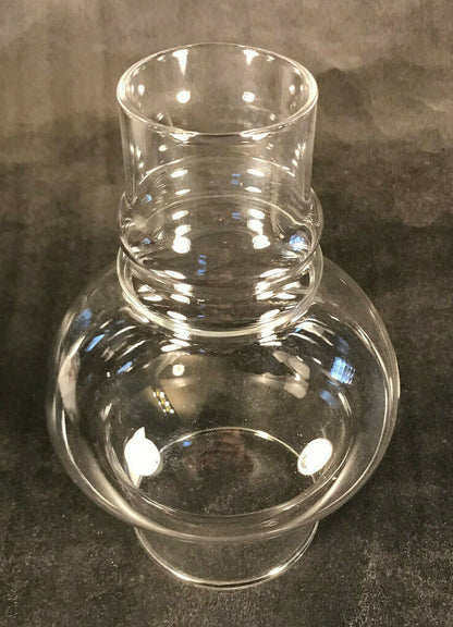 New 3" x 7" Clear Borosilicate Glass Hooded Lamp Chimney, Fits #2 Burners #CH971