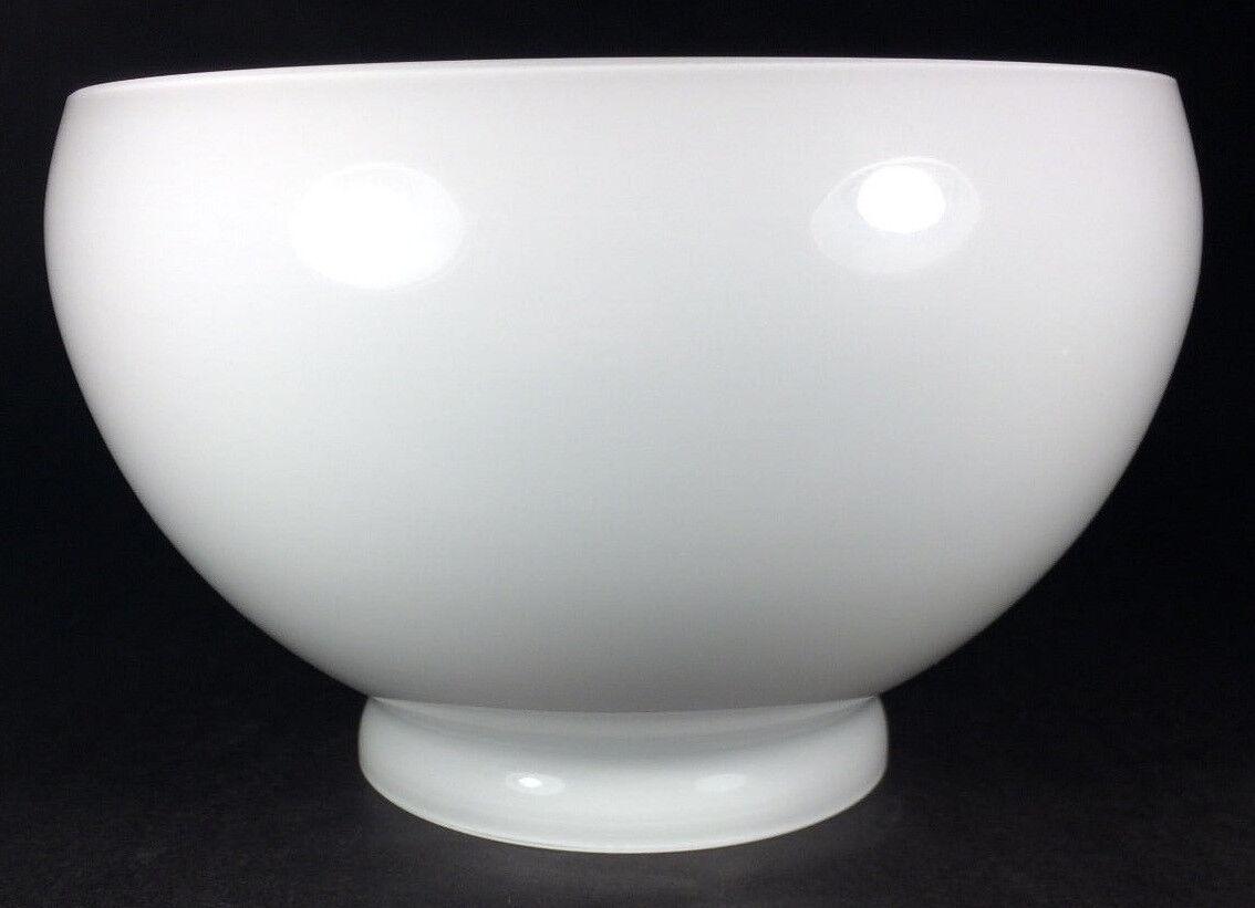 New 4" Fitter Venicia White Opal Glass Gas Shade, 7 1/4" diameter, 4 1/2" tall - Stone Door Lamps