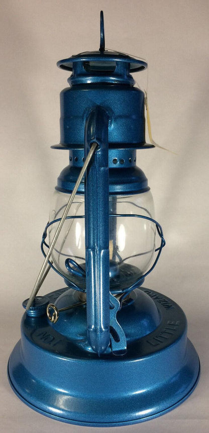 NEW Blue 12" tall Dietz No. 1 Little Wizard #1 Oil Kerosene Lantern + wick LA850