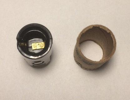 Leviton KEYLESS CANDLE CANDELABRA BASE SOCKET w/ 1/8" HICKEY & INSULATOR #SO230