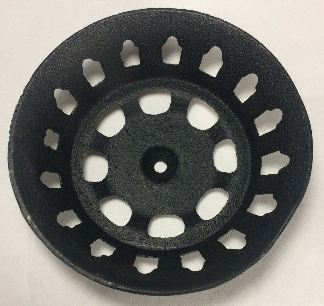 New Cast Iron Bracket Lamp Bowl For Wall Brackets, 5 1/4" Top Inside Dia. #CB910