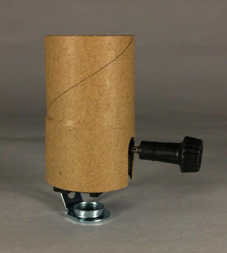 New On/Off Turn Knob Lamp Socket Interior w/ 1/8F Hickey & Paper Insulator 110i