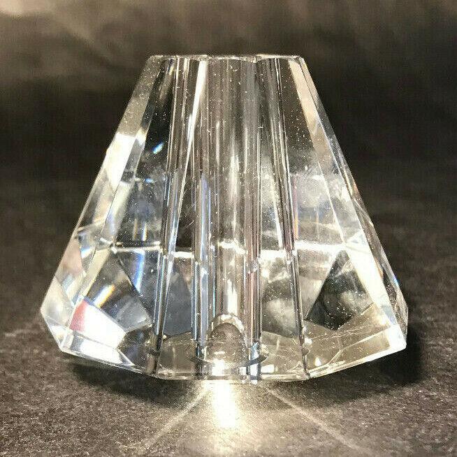 New 2 1/4" Hand Cut & Polished Clear Crystal Faceted Chandelier Break #CB273 - Stone Door Lamps