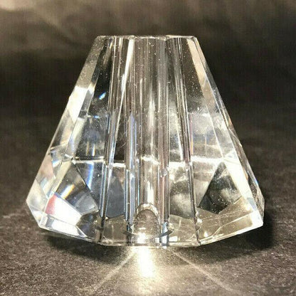 New 2 1/4" Hand Cut & Polished Clear Crystal Faceted Chandelier Break #CB273 - Stone Door Lamps