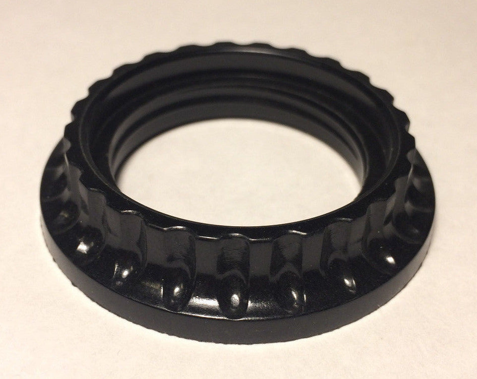 NEW LEVITON BAKELITE RING FOR BAKELITE THREADED SHELL SOCKET LAMP PART #BR318