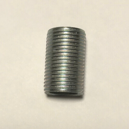 New Seamless 1", 3/8 IP Steel All Thread Zinc Plated Lamp Nipple 5/8" O.D. #340