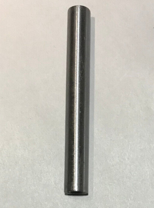 New 4" Brushed Steel Female Threaded Lamp Pipe, Rod, 1/8F Tap (3/8") #SP218S