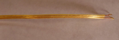 NEW 12' Clear Gold 18/2 Plastic Covered Lamp Cord Plug Set SPT-1,U.L., #CS722
