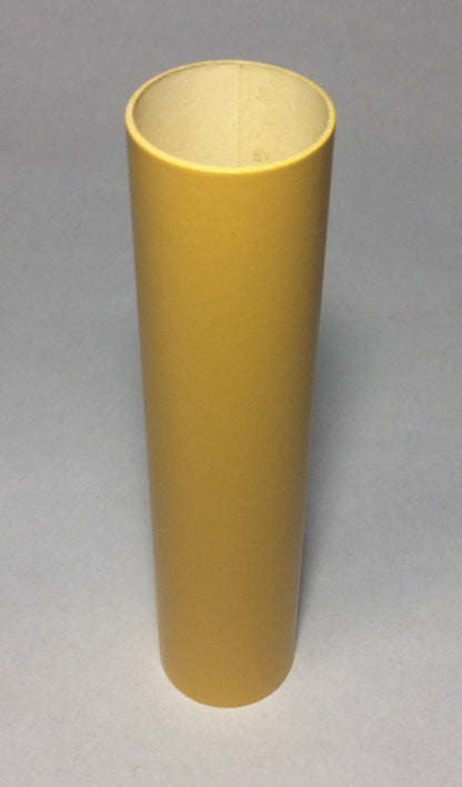 New 6" Gold Plain Paper Board Candle Cover Chandelier Lamp Socket, Standard #809