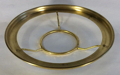 New 7" Fitter Solid Brass Shade Ring Holder For No. 2 Queen Burners #SR722 - Stone Door Lamps