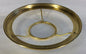 New 7" Fitter Solid Brass Shade Ring Holder For No. 2 Queen Burners #SR722 - Stone Door Lamps