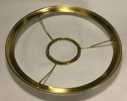 New 10" Fitter Solid Brass Shade Ring Holder For Rayo & Central Draft Burner 731 - Stone Door Lamps