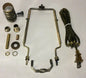 New Table Lamp Wiring Kit W/ Adjustable (9" - 11") Antique Harp,3 Way Socket, Cord - Stone Door Lamps