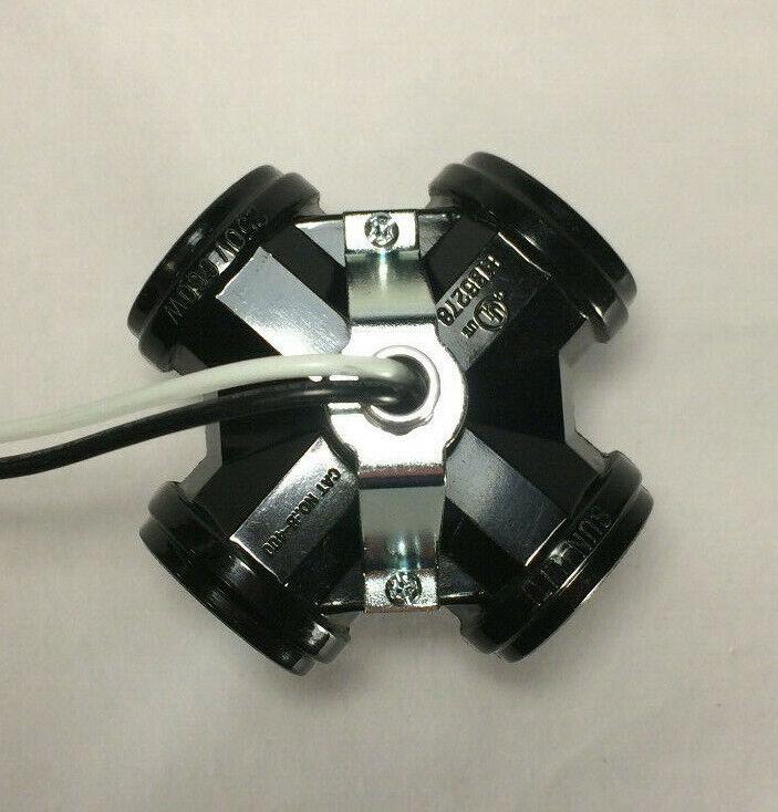 New Phenolic 4 Light Edison Base Socket Cluster w/ 7" Wire Leads, 3.5" Ht. SC702 - Stone Door Lamps