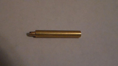 NEW 1 1/4" BRASS KEY LAMP TURN KNOB EXTENSION, Threads 4/36F X 4/36M #TK895 - Stone Door Lamps