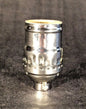 New Brass Short Keyless Early Electric Industrial Style Nickel Lamp Socket #291N