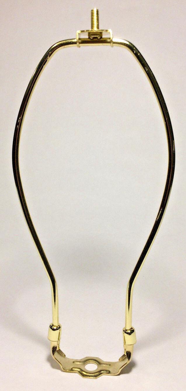 New 10" Brass Lamp HARP Shade Holder w/Base for Lamp Repair, Heavy Duty  #HAR46