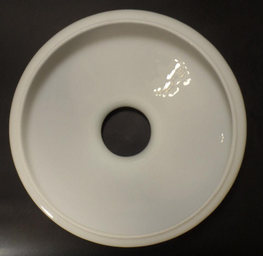 New 10" Opal White Milk Glass Tam - O - Shanter Lamp Shade, Crimped Top, USA, #SH101 - Stone Door Lamps