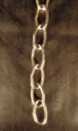 New 3' Nickel Finish 8 Gauge Steel Chandelier Fixture Oval Lamp Chain #FC992N