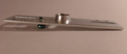 New 4 1/8" Steel Crossbar For Canopy & Lamps, 1/4F Tap, Ground Screw, 14 Gauge - Stone Door Lamps