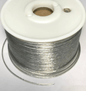 25 ft. Clear Silver 22/2 Thin, Special Purpose 2 Wire Plastic Covered Lamp Cord - Stone Door Lamps