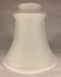 New Satin Crystal Pan Light Fixture Shade, 2 1/4" Fitter, 5.5" Tall, USA, #PS602 - Stone Door Lamps