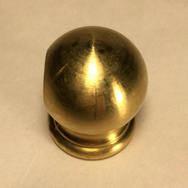 New 2-Way Unfinished Brass Lamp Arm Back, 7/8" Dia., 1/8Fx1/8F (3/8") #AB493