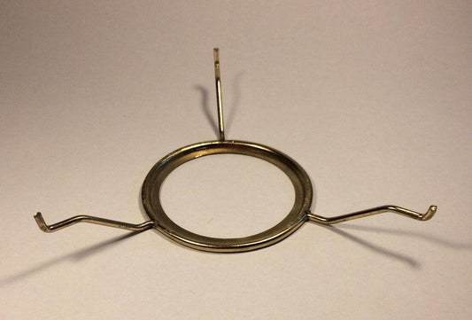 7" Fitter Brass Plated Tripod Shade Holder For No. 2 Queen Burners #TRI713 - Stone Door Lamps