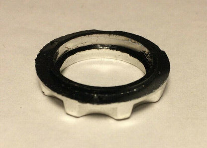 New Chrome Finish Ring For Threaded Candelabra Socket 3/4" I.D. #SR293 - Stone Door Lamps