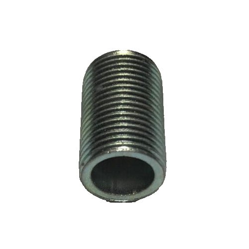 New Seamless 1", 3/8 IP Steel All Thread Zinc Plated Lamp Nipple 5/8" O.D. #340 - Stone Door Lamps
