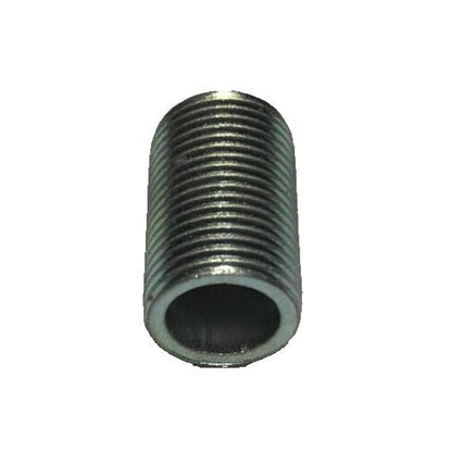 New Seamless 1", 3/8 IP Steel All Thread Zinc Plated Lamp Nipple 5/8" O.D. #340 - Stone Door Lamps