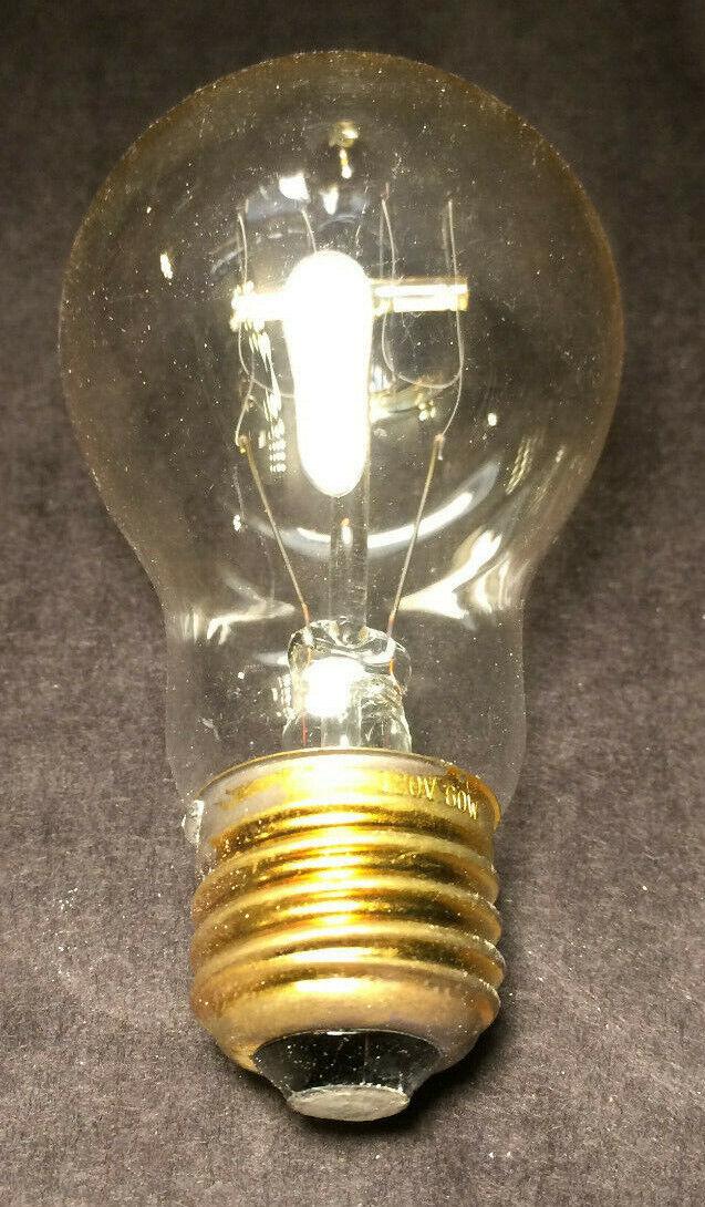 New Edison Base Quad Loop Filament Light Bulb, Antique Style, 60 Watt, #LB110 - Stone Door Lamps