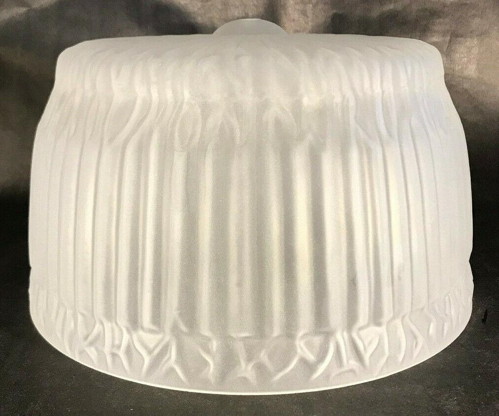 New 11 3/4" Satin Crystal Pairpoint Style Pleated Drapes Shade For Table Lamp - Stone Door Lamps