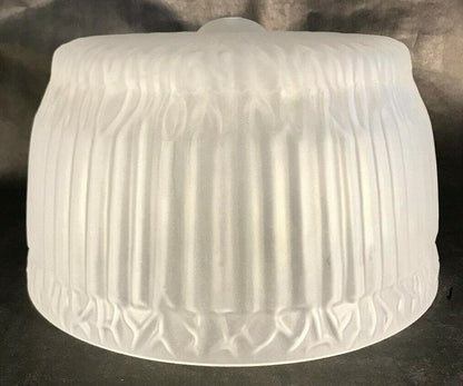 New 11 3/4" Satin Crystal Pairpoint Style Pleated Drapes Shade For Table Lamp - Stone Door Lamps