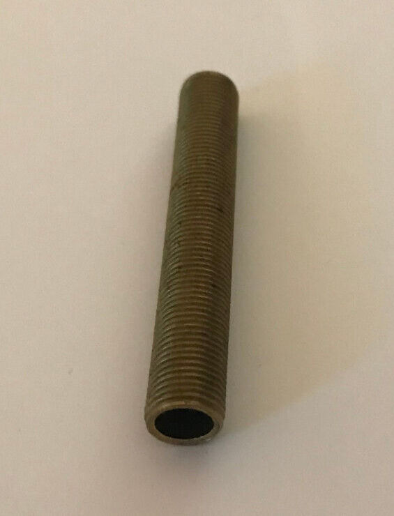 New 2 1/2" Solid Brass Lamp Nipple Pipe 1/8 IP (3/8" O.D.) Rust Resistant #LN212