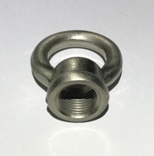 New 1" Cast Brass Loop With Wire Way, Satin Nickel Finish 1/8F Tap(3/8") BL954SN