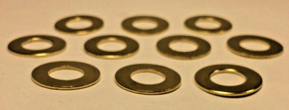 New Lot of 10, 3/4" Brass Plated Steel Washer Lamp Part, 1/8IP Slip (3/8") SW736 - Stone Door Lamps