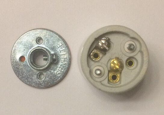 New Keyless Heat Resistant Standard Size Glazed Porcelain Socket #SO302 - Stone Door Lamps