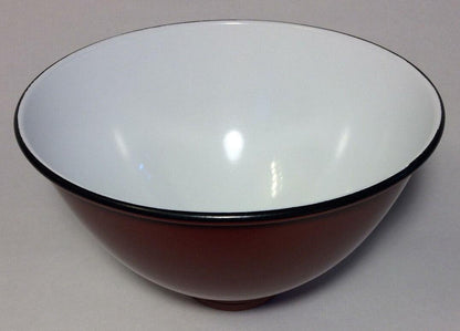 NEW 7 1/16" Metal Dome Lamp Light Shade Pendant Red Porcelain Industrial Style - Stone Door Lamps