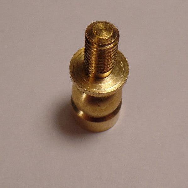 3/4" HEIGHT TURNED Brass Lamp SHADE FINIAL RISER - Unfinished Brass   #RIS86U