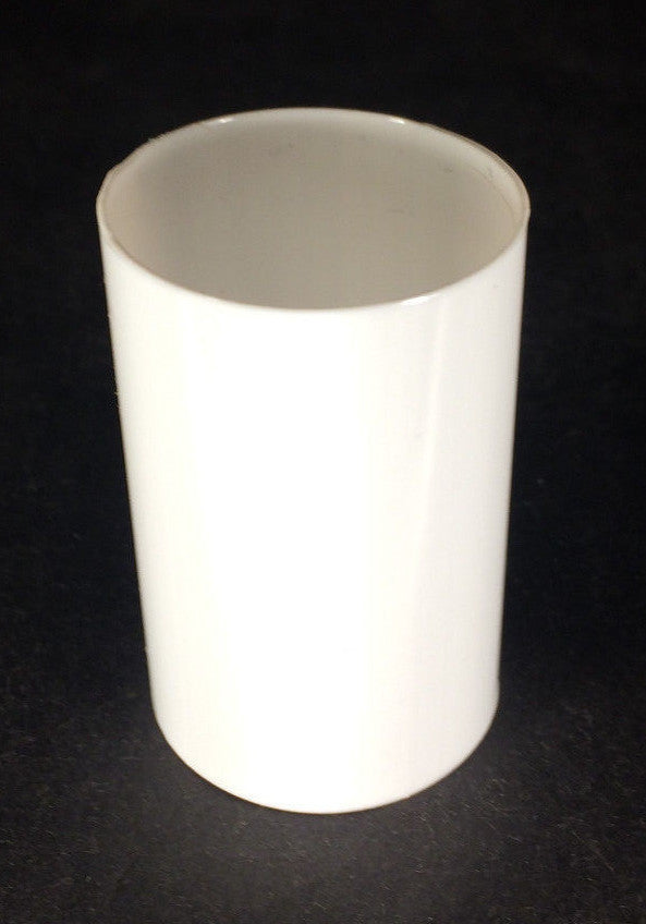 New 2" WHITE PLASTIC STANDARD SOCKET Chandelier Lamp CANDLE COVER  #CC917