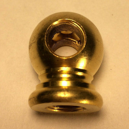New 3-Way Unfinished Brass Lamp Arm Back, 7/8" Dia.,1/8F (3/8") All Sides #AB494