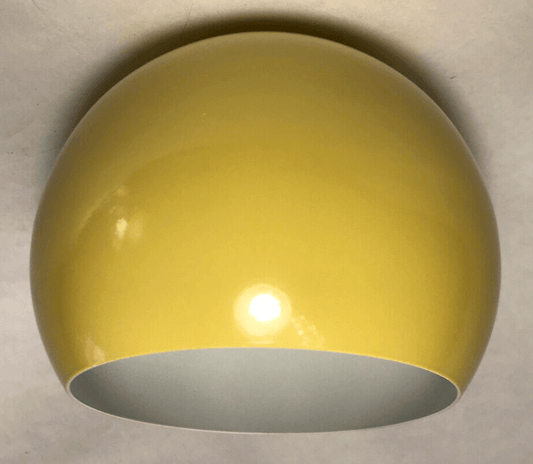 NEW 4.75" Dia. Modern Eyeball Shaped Steel Lamp Shade, Harvest Gold Color #355HG - Stone Door Lamps
