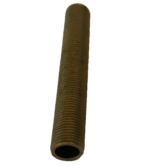 New 2 3/4" Solid Brass Lamp Nipple Pipe 1/8 IP (3/8" O.D.) Rust Resistant #LN236 - Stone Door Lamps