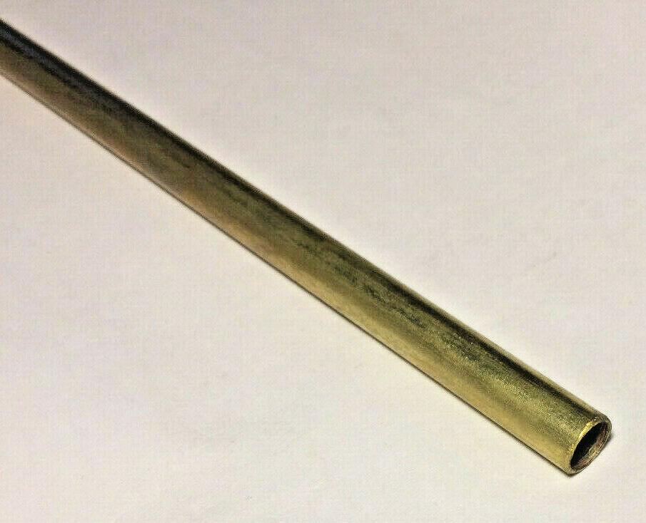 New 3/8" Dia. Bending Soft Brass Pipe Tubing, 36" Long, Unfinished Brass #BT328U - Stone Door Lamps