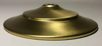 New 6 1/4" Solid Spun Brass Vase Cap, Lamp Cap, Unfinished Brass, 1/8 IP VC650U - Stone Door Lamps