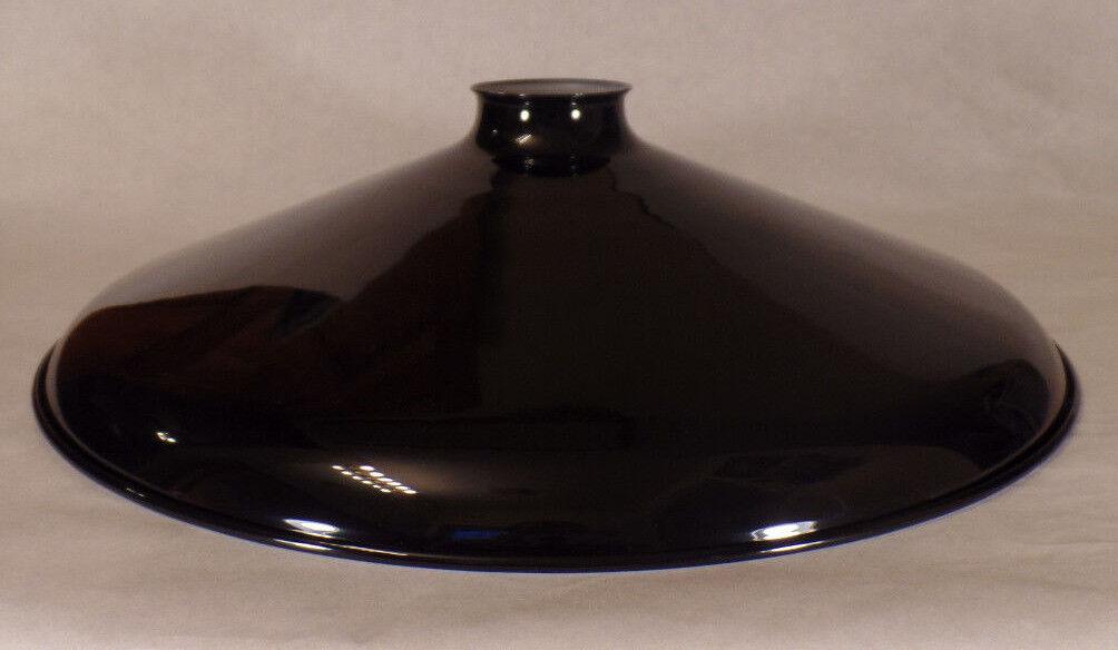 2 1/4 X 14 Black Porcelain Industrial Style Metal Cone Lamp Pendant Light Shade - Stone Door Lamps