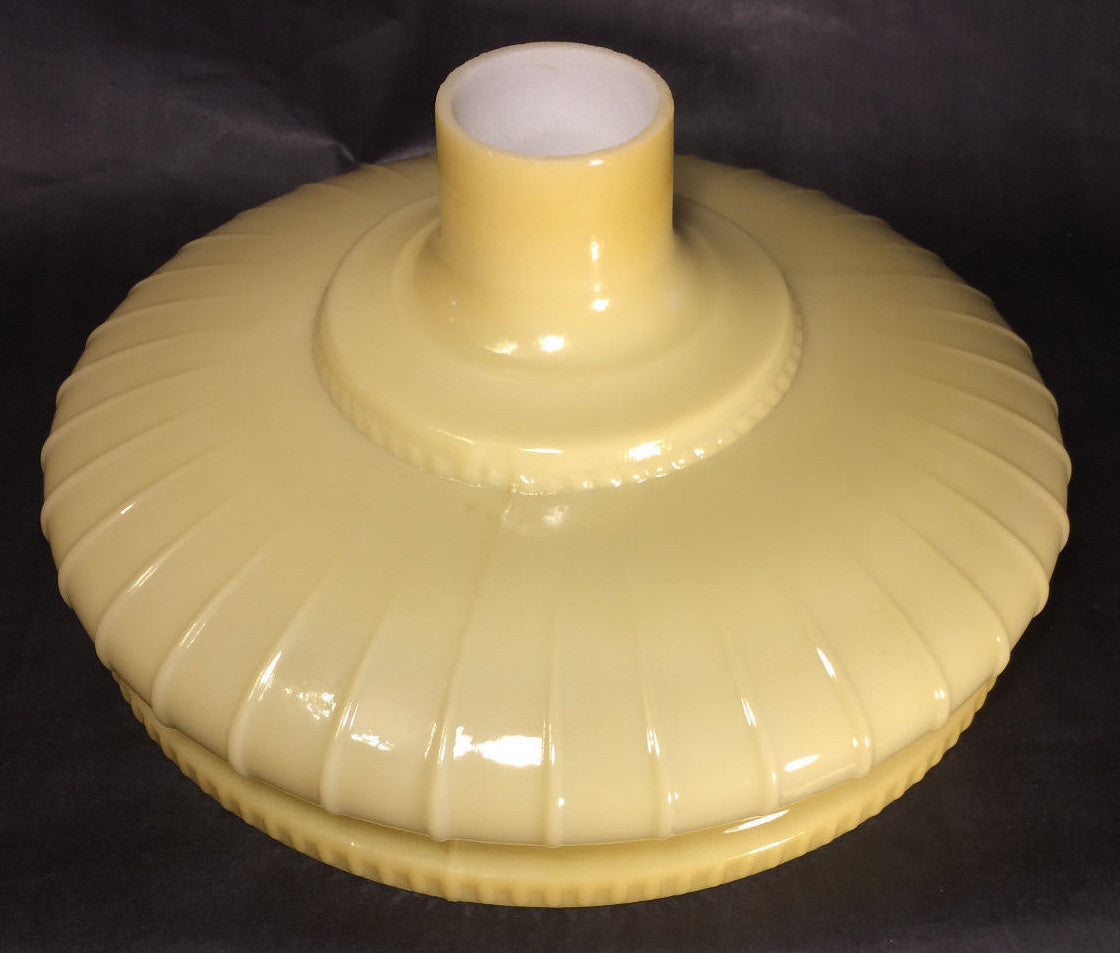 NEW 13 3/4" Embossed Buff Nu-Gold Torchiere Floor Lamp Shade Made in USA #TS089